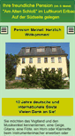 Mobile Screenshot of pension-meinel.de